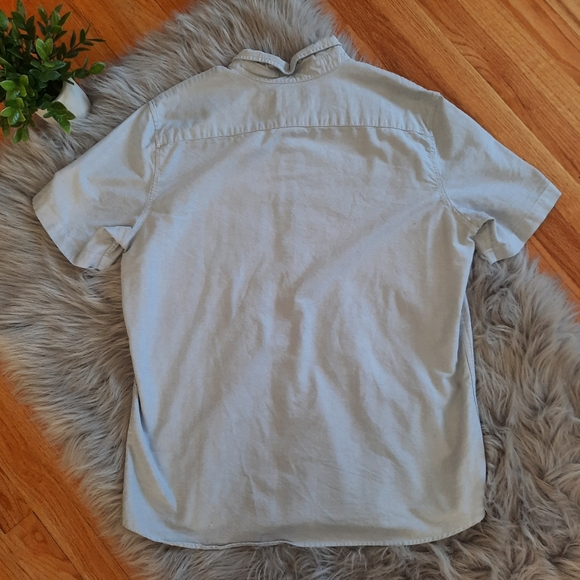 Tall American Eagle Button Down Short Sleeve Shirt - Picture 6 of 9